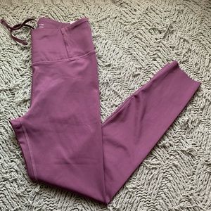 Purple Under Armour compression leggings